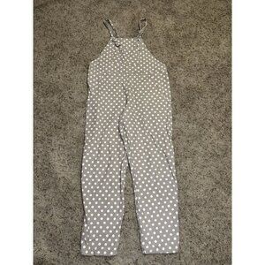 Farmhouse Frocks Overalls Polka Dot Oversized Barn Cottagecore Garden 38x28.5